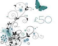FIFTY POUNDS GIFT VOUCHER